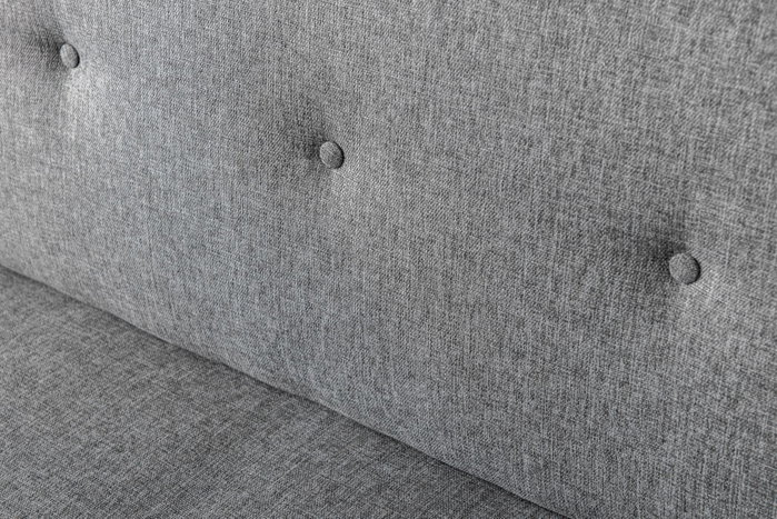 Atelier Del Sofa Zola - Sofá cama de 3 plazas Gris claro